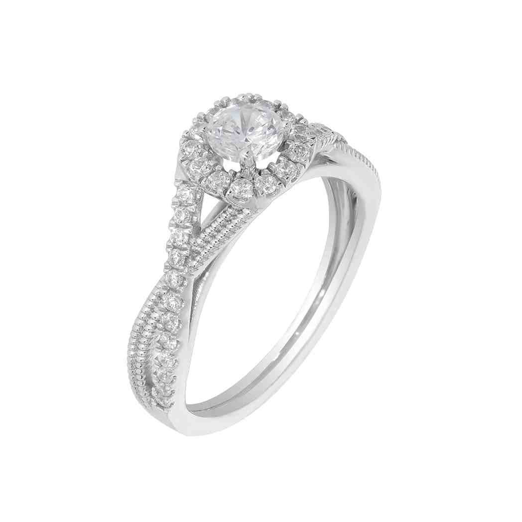Round Cut Diamond Engagement Ring LR11692A